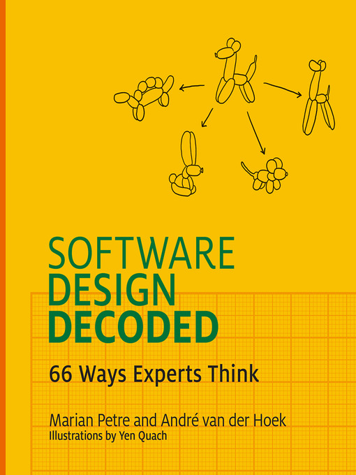 Title details for Software Design Decoded by Marian Petre - Available